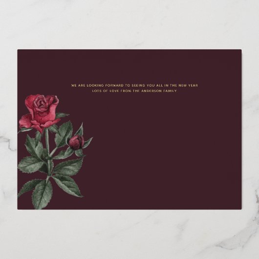 Folie FOTO KERSTFEESTDAGEN NIEUWJAAR 2022 2023 Folie Uitnodiging (Achterkant)