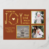 Folie FOTO KERSTFEESTDAGEN NIEUWJAAR 2022 2023 Folie Uitnodiging (Voorkant)