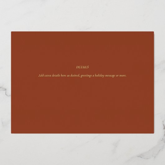 Folie FOTO KERSTFEESTDAGEN NIEUWJAAR 2022 2023 Folie Uitnodiging (Achterkant)