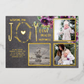 Folie FOTO KERSTFEESTDAGEN NIEUWJAAR 2022 2023 Folie Uitnodiging (Voorkant)