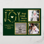 Folie FOTO KERSTFEESTDAGEN NIEUWJAAR 2022 2023 Folie Uitnodiging (Voorkant)