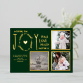 Folie FOTO KERSTFEESTDAGEN NIEUWJAAR 2022 2023 Folie Uitnodiging (Staand Voorkant)