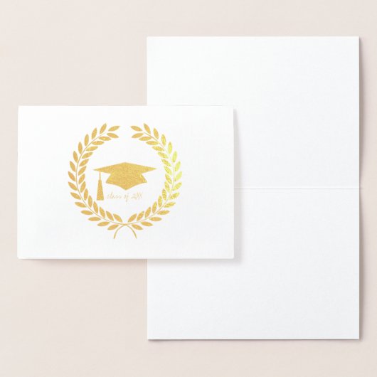 Folie geëtst Pet en bladeren Afstuderen Kaart (Display)