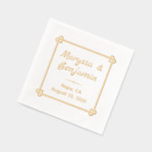 Folie gefrankeerde servetten (Links)