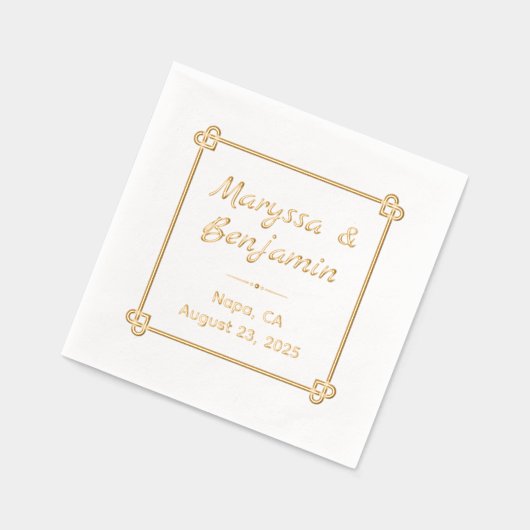 Folie gefrankeerde servetten (Links)