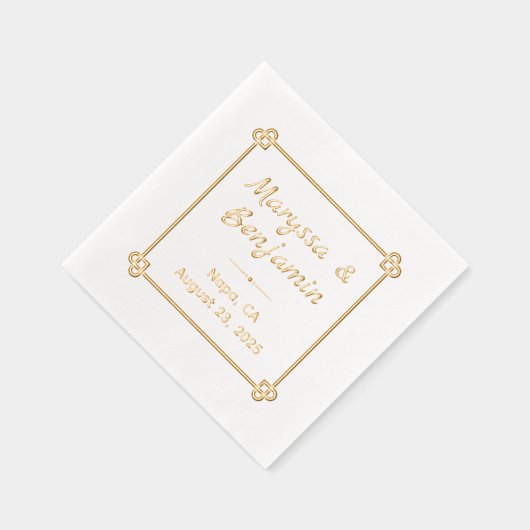 Folie gefrankeerde servetten (Rechts)