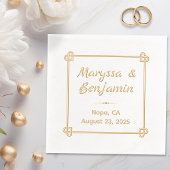 Folie gefrankeerde servetten