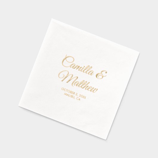 Folie gefrankeerde servetten (Links)