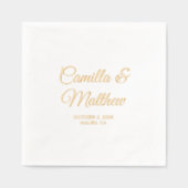 Folie gefrankeerde servetten (Voorkant)