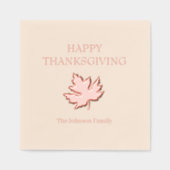 Folie gefrankeerde servetten (Voorkant)