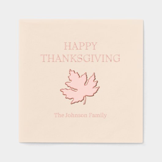 Folie gefrankeerde servetten (Voorkant)