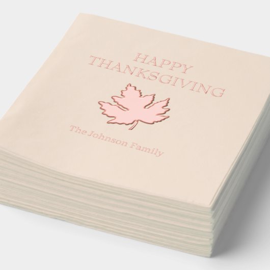 Folie gefrankeerde servetten (Detail)