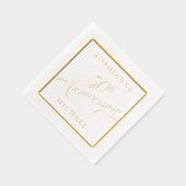 Folie gefrankeerde servetten (Rechts)