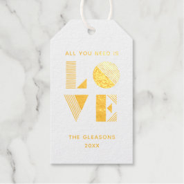 Folie Geo Liefde Valentijnsdag Foto Cadeaubijsluit Cadeaulabels