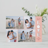 Folie Geo Love 4-Photo Valentijnsdag Kaart — Perzi (Staand Voorkant)