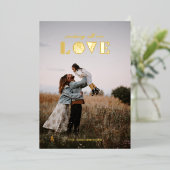 Folie Geo Love Overlay Valentijnsdag Kaart (Staand Voorkant)