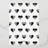 Folie Geo Love Overlay Valentijnsdag Kaart (Achterkant)