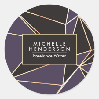 Folie Geometrisch Abstract Ronde Sticker