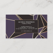 Folie Geometrisch Abstract Visitekaartje (Achterkant)