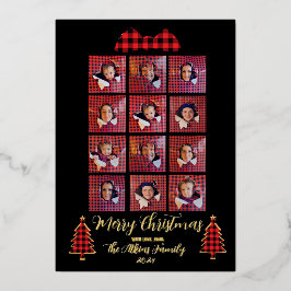 Folie Gepersonaliseerde Kerst Kaart Gift Box