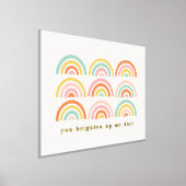 Folie gestempeld regenbogen je fleuren mijn dag Po Folie Afdrukken (Laagn)