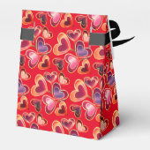  Folie getextureerde stapel dubbelharige lipoppen Bedankdoosjes (Achterkant)