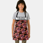 Folie getextureerde stapel dubbelharige lipoppen Schort (Insitu)