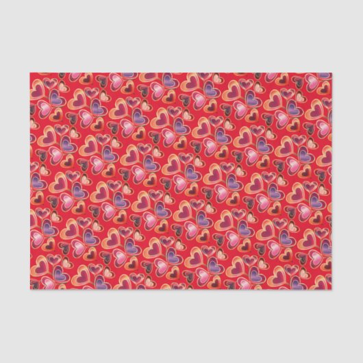  Folie getextureerde stapel dubbelharige lipoppen Tissuepapier (Voorkant)