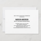 Folie Glamor Faux | Oproep van de GraduPartij Kaart (Achterkant)