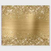 Folie Glittery Gold Ombre Cadeaupapier (Vlak)