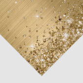 Folie Glittery Gold Ombre Tissuepapier (Detail)
