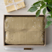 Folie Glittery Gold Ombre Tissuepapier (Geschenk)