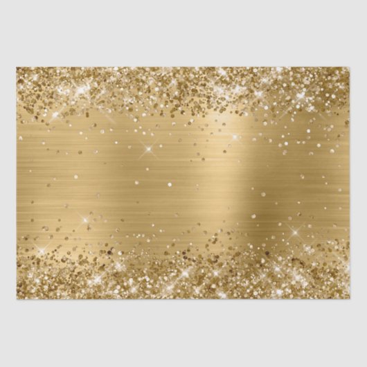 Folie Glittery Gold Ombre Tissuepapier (Voorkant)