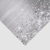 Folie Glittery Silver Ombre Tissuepapier (Detail)