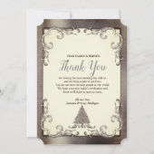 Folie-Gold-Silver-Brass  Hartelijk dank Kaart (Voorkant)