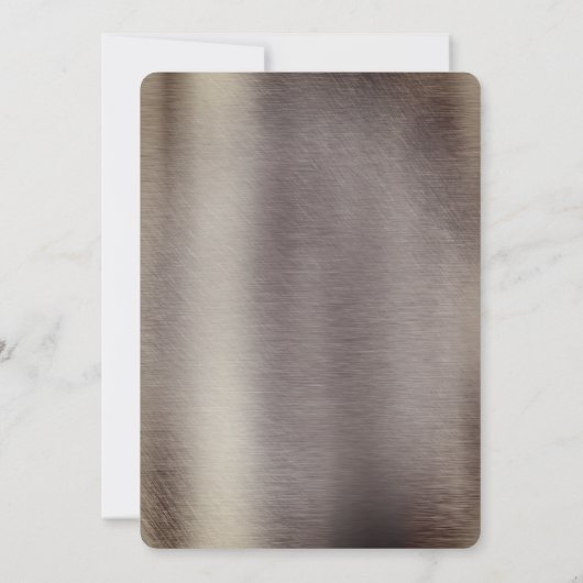 Folie-Gold-Silver-Brass sparen de Datum Kaart (Achterkant)