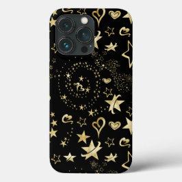 Folie Gold Stars Hoesje-Mate iPhone Case