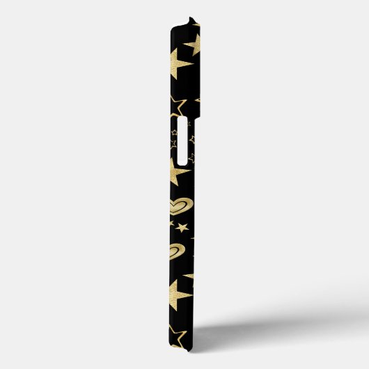 Folie Gold Stars Hoesje-Mate iPhone Case (Achterkant / Rechts)