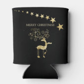 Folie gouden herten en sterren blikjeskoeler (Achterkant)