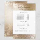 folie goudsalon (Voorkant / Achterkant)