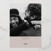 Folie Hand Lettering Save the Date Kaart (Achterkant)