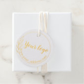 Folie hangt labels met string en aangepast logo (Met doos)