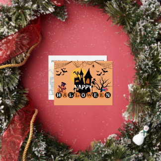 Folie Happy Halloween Post Kaart