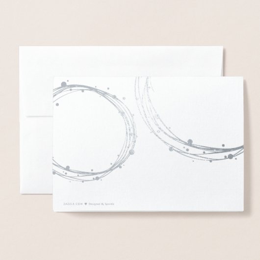 Folie Happy Hanukkah Snow Bubbles - Fotokaart Folie Kaarten (Met envelop)