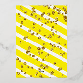 Folie Hare Lemon Squeeze Bridal Folie Uitnodiging (Achterkant)