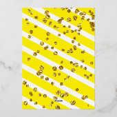 Folie Hare Lemon Squeeze Bridal Uitnodiging (Achterkant)