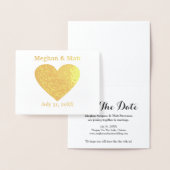 Folie Hart Save the Date Kaarten (Display)