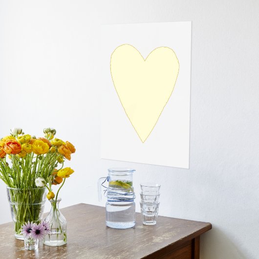 Folie Hart Valentijnsdag Art Print Poster (Laag (Keuken))