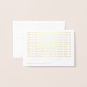 Folie Hartelijk dank Folie Kaarten (Met envelop)