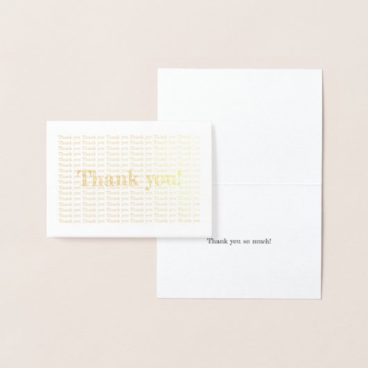 Folie Hartelijk dank Kaarten (Display)